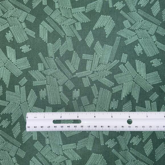 Green Wandering by Stephanie Organes for Andover Fabric - 1/2 Yard - Geometric - Picture 4 of 7